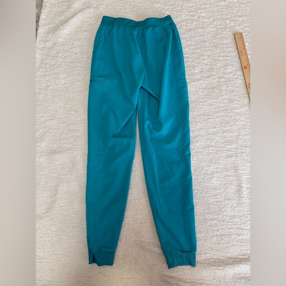 Fabletics Feel Good Performance High-Rise Ion Scrub Pant Caribbean Blue XS - Picture 7 of 7